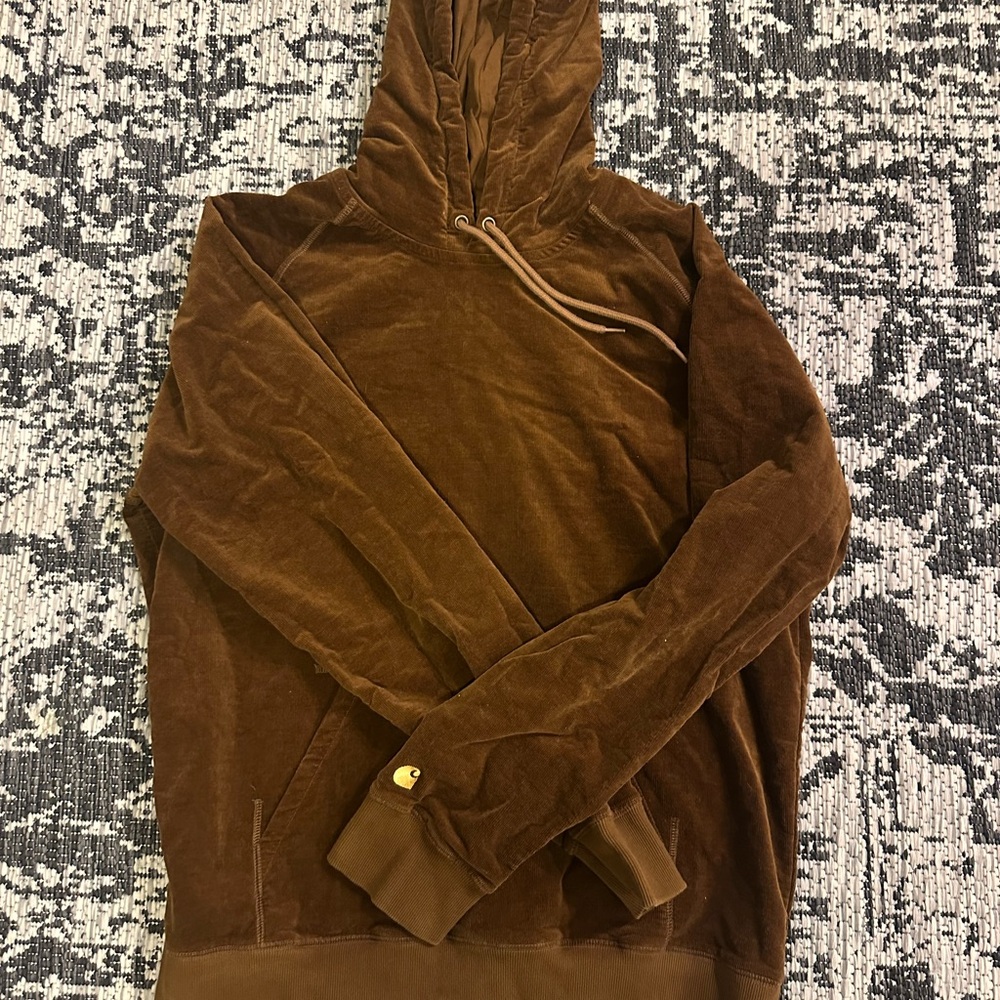 Carhartt Brown Corduroy Hoodie